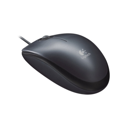 Logitech M90 / Kancelářská / Optická / Drátová USB / Černá