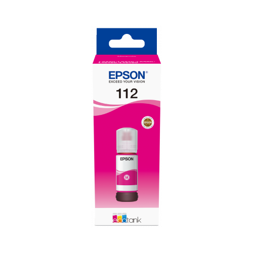 Epson 112 EcoTank Pigment Magenta ink bottle