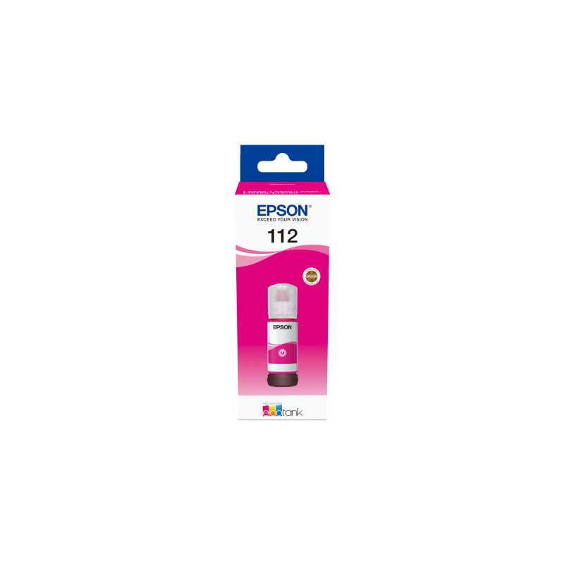 Epson 112 EcoTank Pigment Magenta ink bottle