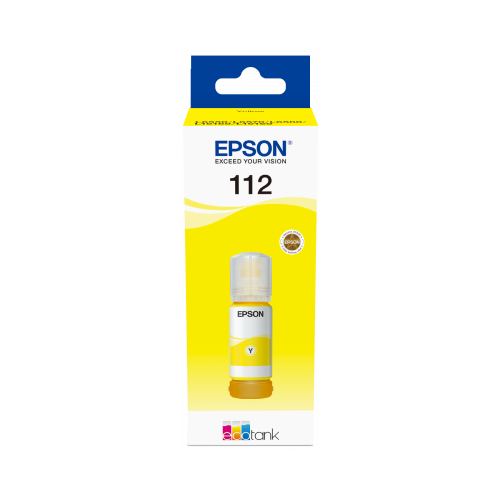 Epson 112 EcoTank Pigment Yellow ink bottle