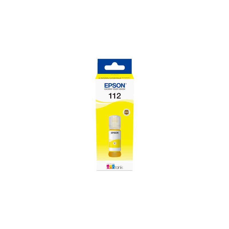 Epson 112 EcoTank Pigment Yellow ink bottle