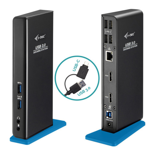 i-tec USB 3.0 / USB-C Dual HDMI Docking Station