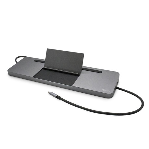 i-tec USB-C Metal Ergonomic 4K 3x Display Docking Station + Power Delivery 85W