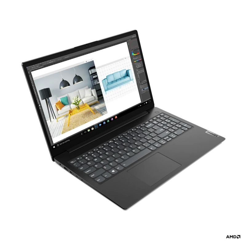 Lenovo V / V15 G2 ALC / R3-5300U / 15,6" / FHD / 8GB / 256GB SSD / AMD int / W11H / Black / 2R