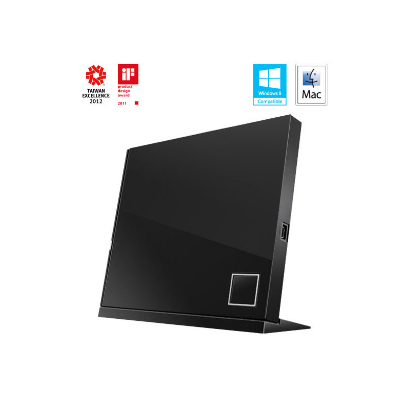 ASUS SBW-06D2X-U BLACK externí slim BD-RW