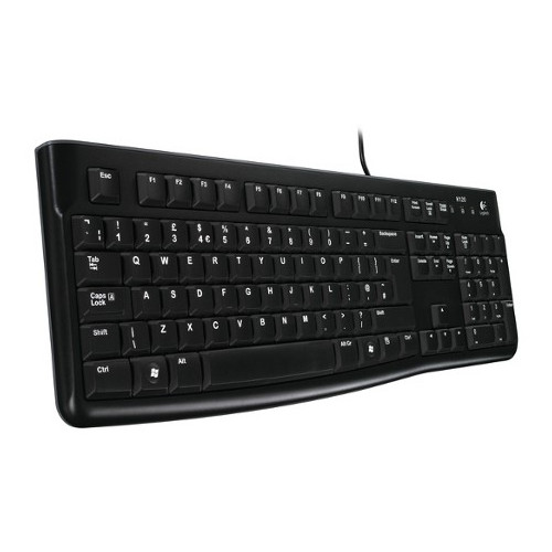 Logitech K120 / Drátová USB / CZ-SK layout / Černá