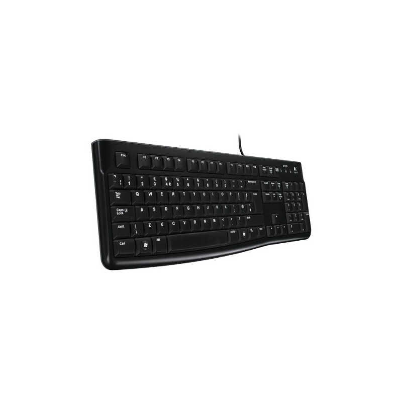 Logitech K120 / Drátová USB / CZ-SK layout / Černá