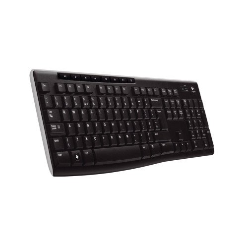 Logitech K270 / Bezdrátová USB / CZ-SK layout / Černá