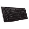 Logitech K270 / Bezdrátová USB / CZ-SK layout / Černá