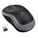 Logitech M185 nano / Kancelářská / Optická / Bezdrátová USB / Šedá