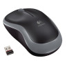 Logitech M185 nano / Kancelářská / Optická / Bezdrátová USB / Šedá