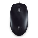 Logitech B100 / Kancelářská / Optická / Drátová USB / Černá