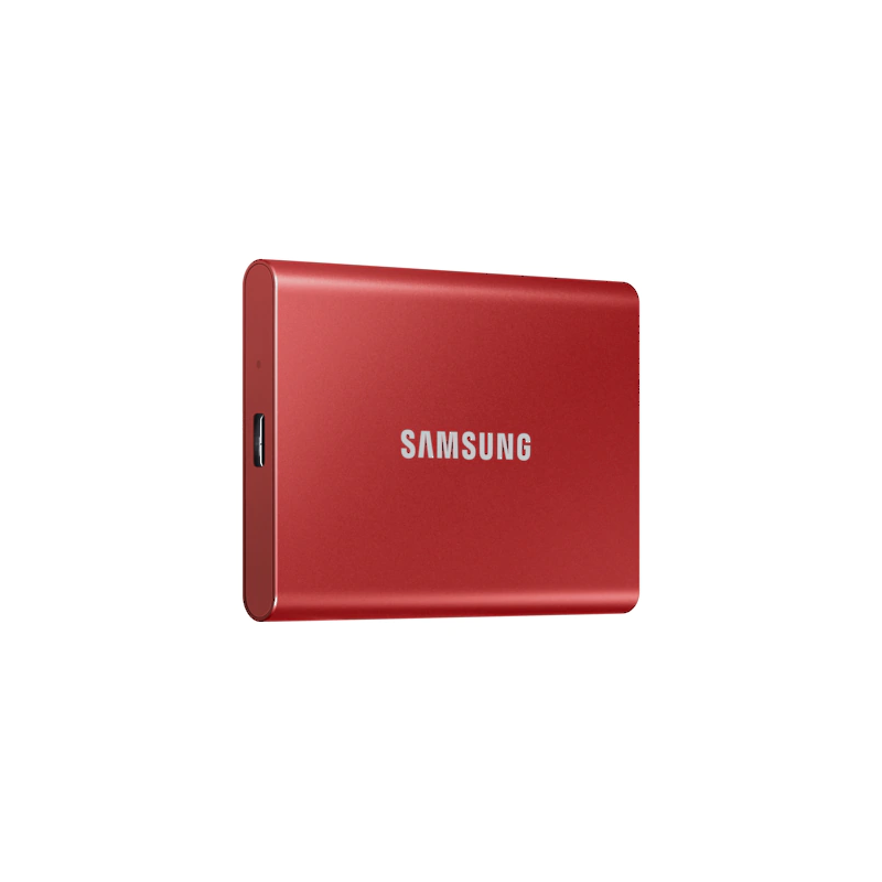 Samsung T7 / 1TB / SSD / Externí / 2.5" / Červená / 3R