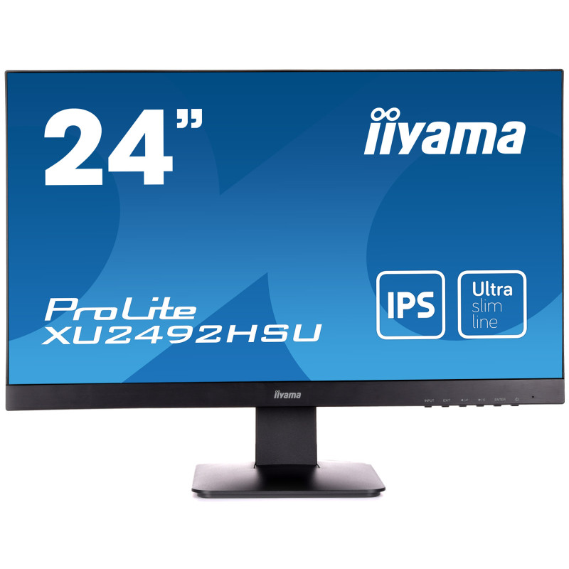 24" LCD iiyama XU2492HSU-B1 - IPS,FullHD,5ms,250cd / m2, HDMI,DP,VGA,repro