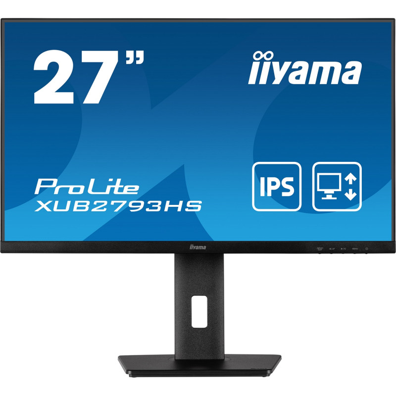 iiyama ProLite / XUB2793HS-B5 / 27" / IPS / FHD / 75Hz / 4ms / Black / 3R